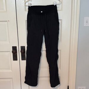 Lululemon Athletica Black Dance Studio pants, size 4